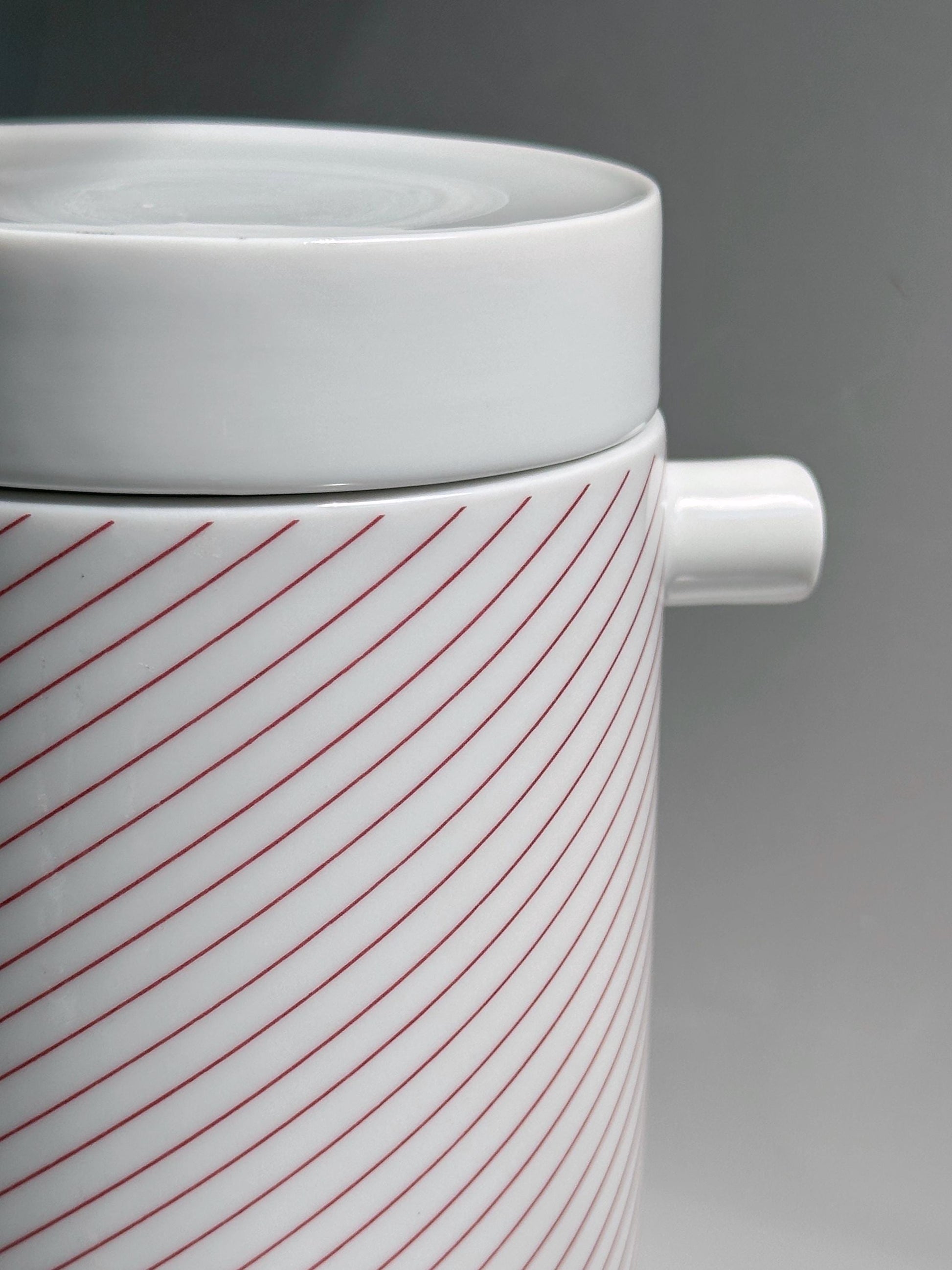 Vintage Kanne Life Magic Rot von Lutz Rabold für Melitta Friesland