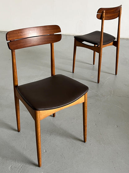 Vintage Dining Chair Teak Danish Design 1960s Denmark Set of 4