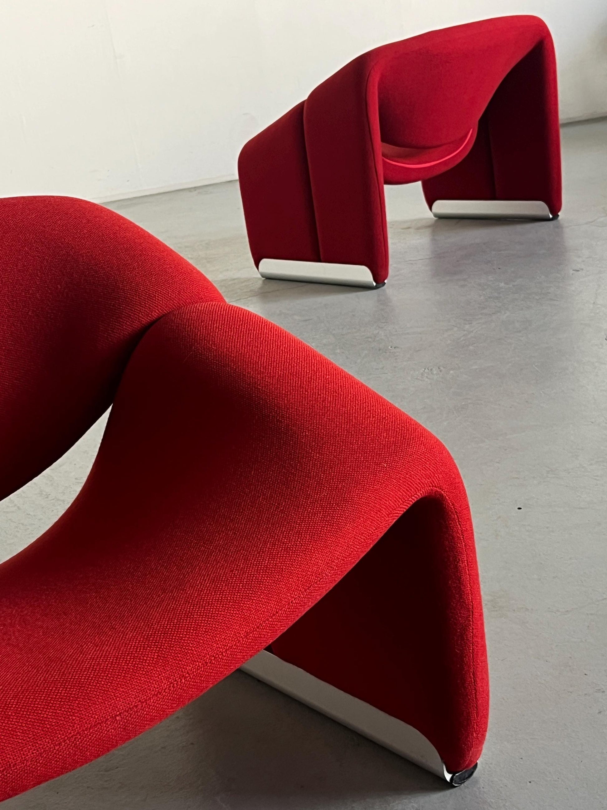 Vintage Groovy Stuhl von Pierre Paulin für Artifort Paar