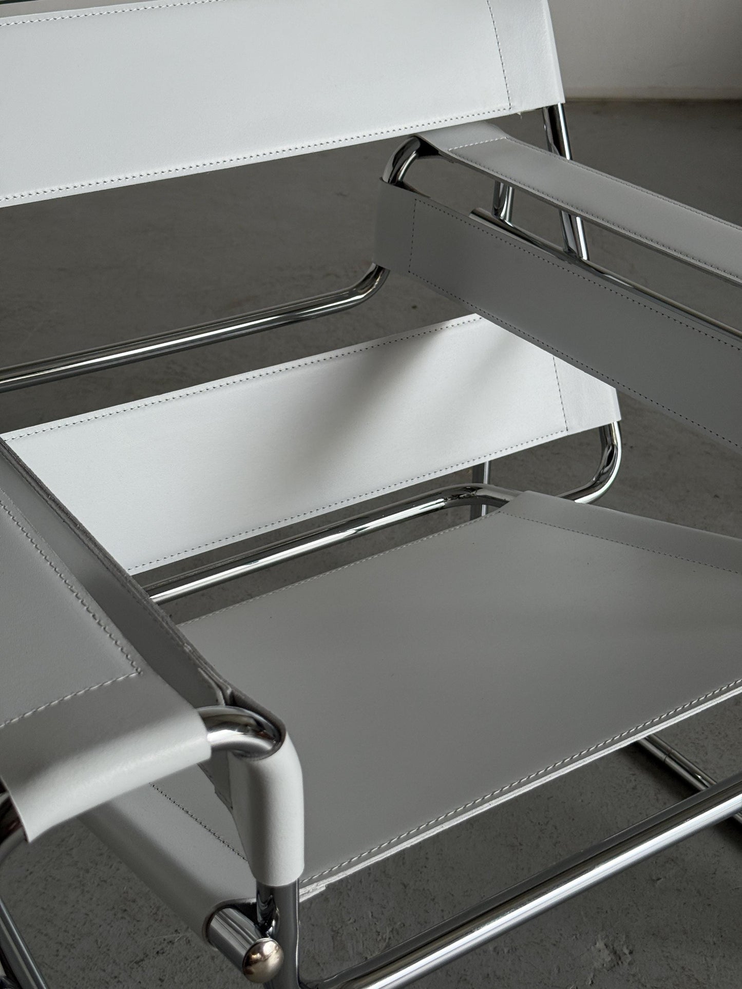 Vintage Wassily armchair by Marcel Breuer Bauhaus design 1970s