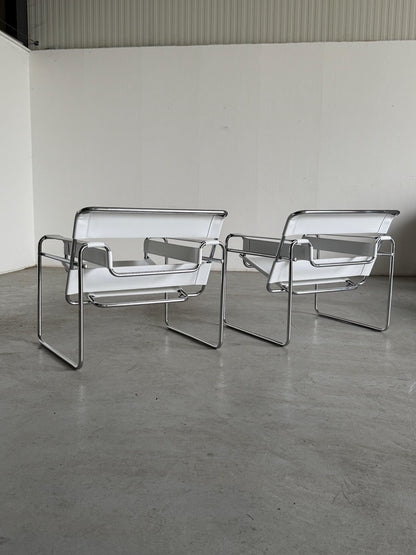 Vintage Wassily armchair by Marcel Breuer Bauhaus design 1970s