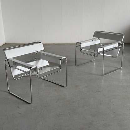 Vintage Wassily armchair by Marcel Breuer Bauhaus design 1970s
