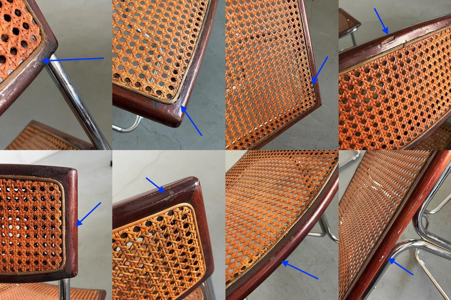 Vintage Essstuhl von Antonio Ari Colombo für Arflex Set von 2