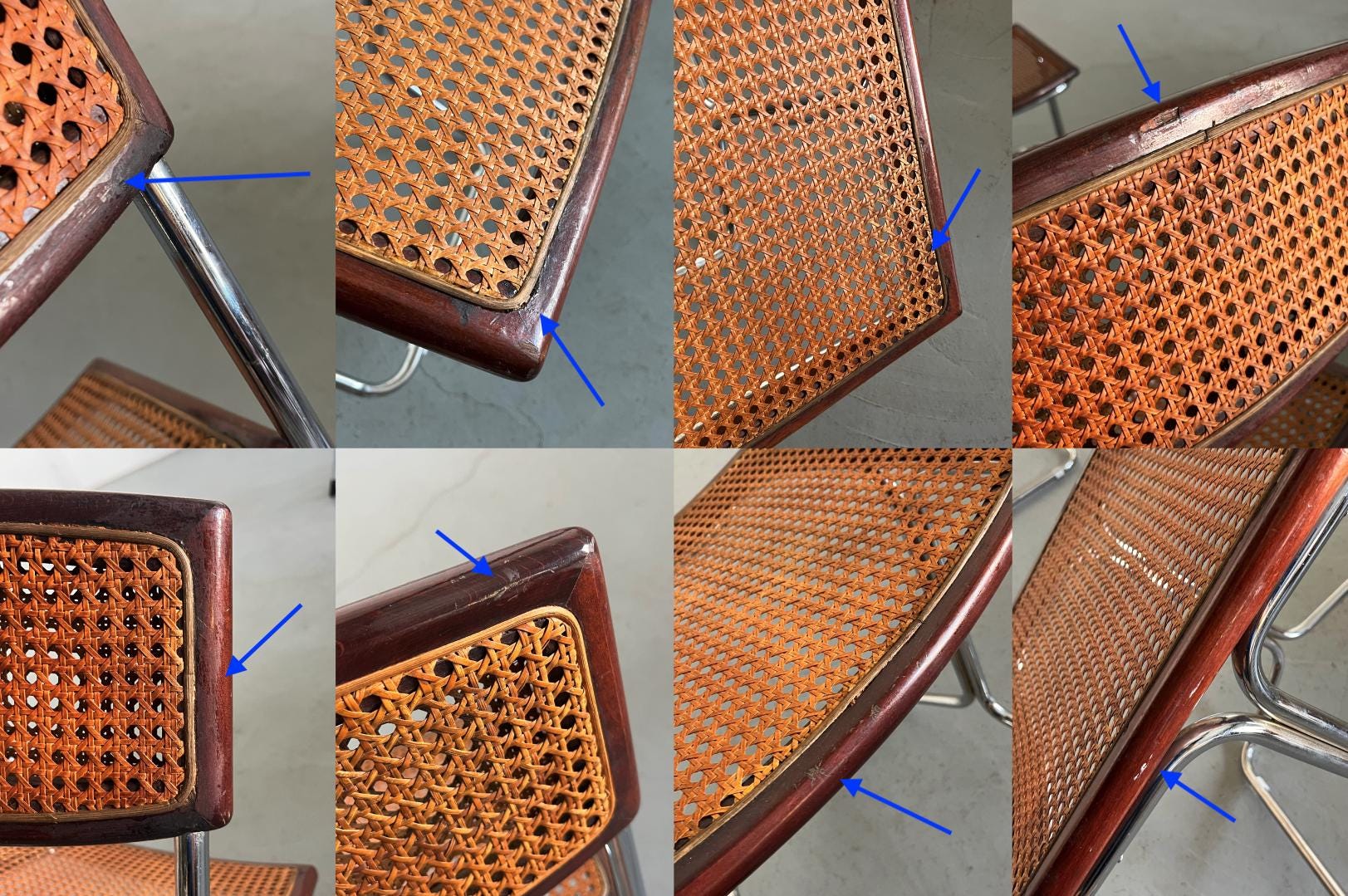 Vintage Essstuhl von Antonio Ari Colombo für Arflex Set von 2