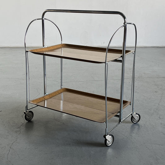 Vintage Servierwagen Dinett-Stil von Bremshey+Co 1970er