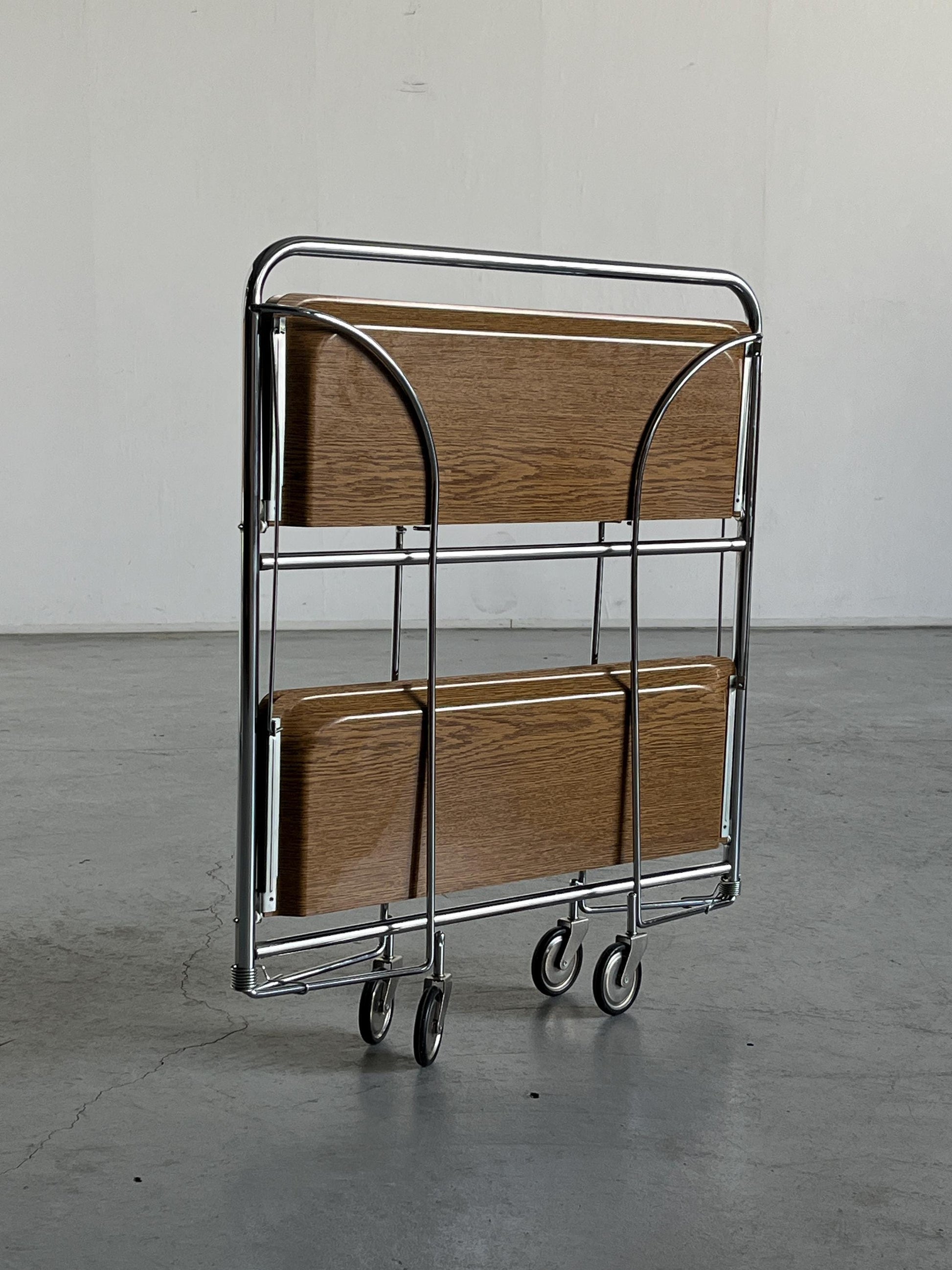 Vintage Servierwagen Dinett-Stil von Bremshey+Co 1970er