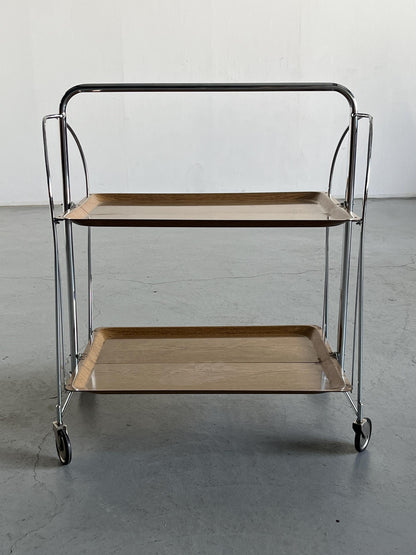 Vintage Servierwagen Dinett-Stil von Bremshey+Co 1970er