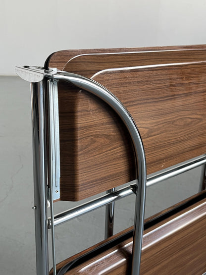 Vintage Servierwagen 'Dinett' im Stil von Bremshey und Co