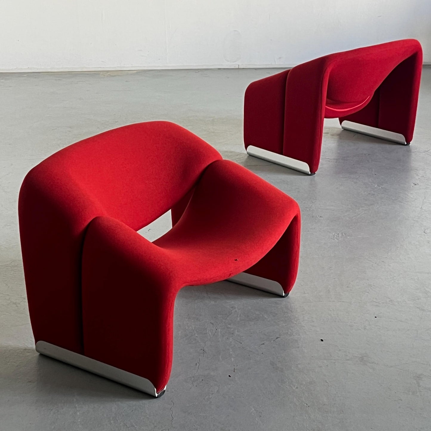 Vintage Groovy Stuhl von Pierre Paulin für Artifort Paar