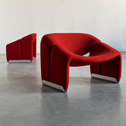 Vintage Groovy Stuhl von Pierre Paulin für Artifort Paar