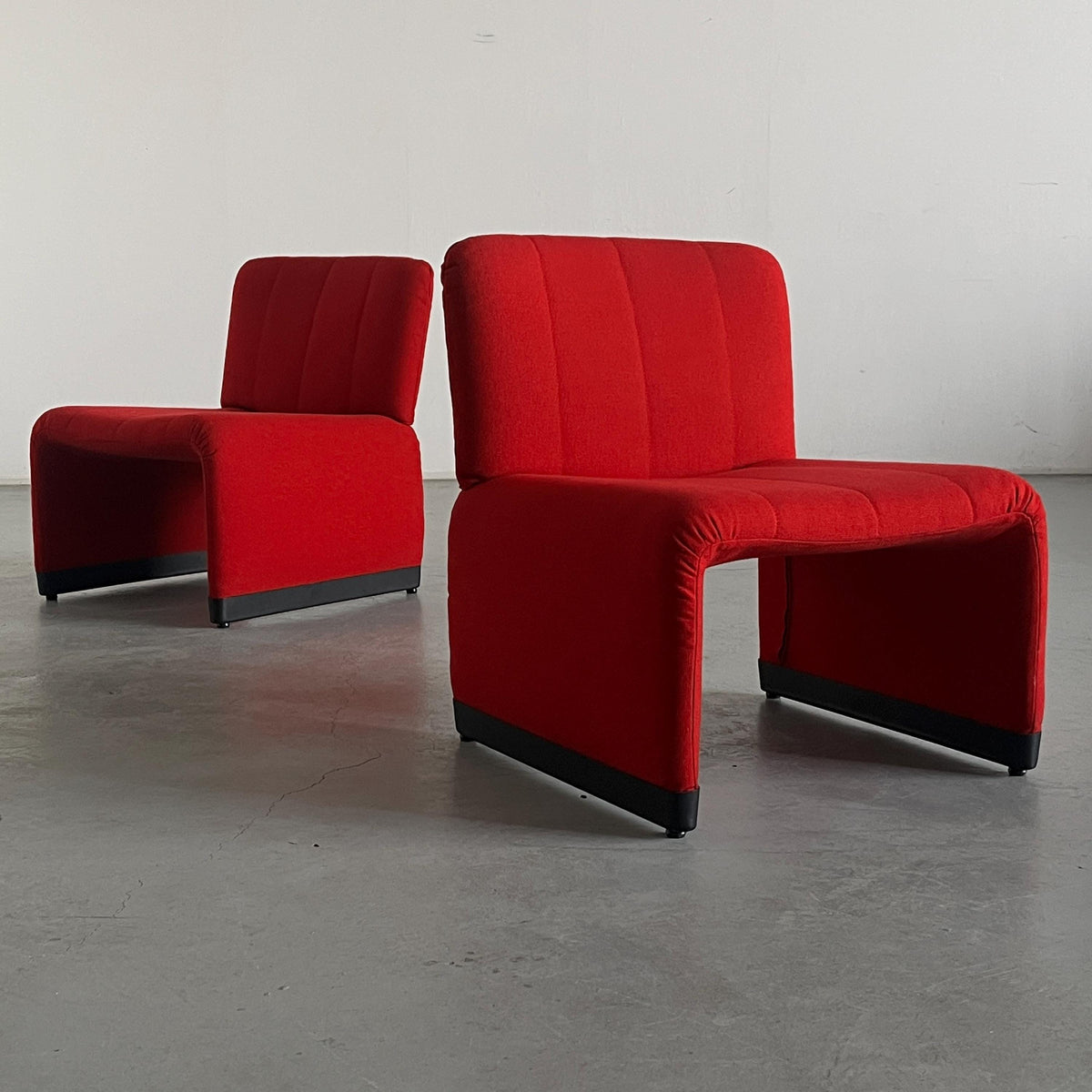 Vintage Lounge Sessel im Alky-Stil von Giancarlo Piretti Set von 2