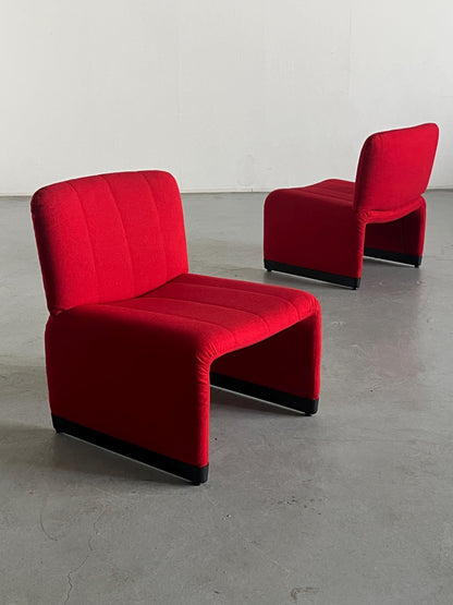 Vintage Lounge Sessel im Alky-Stil von Giancarlo Piretti Set von 2