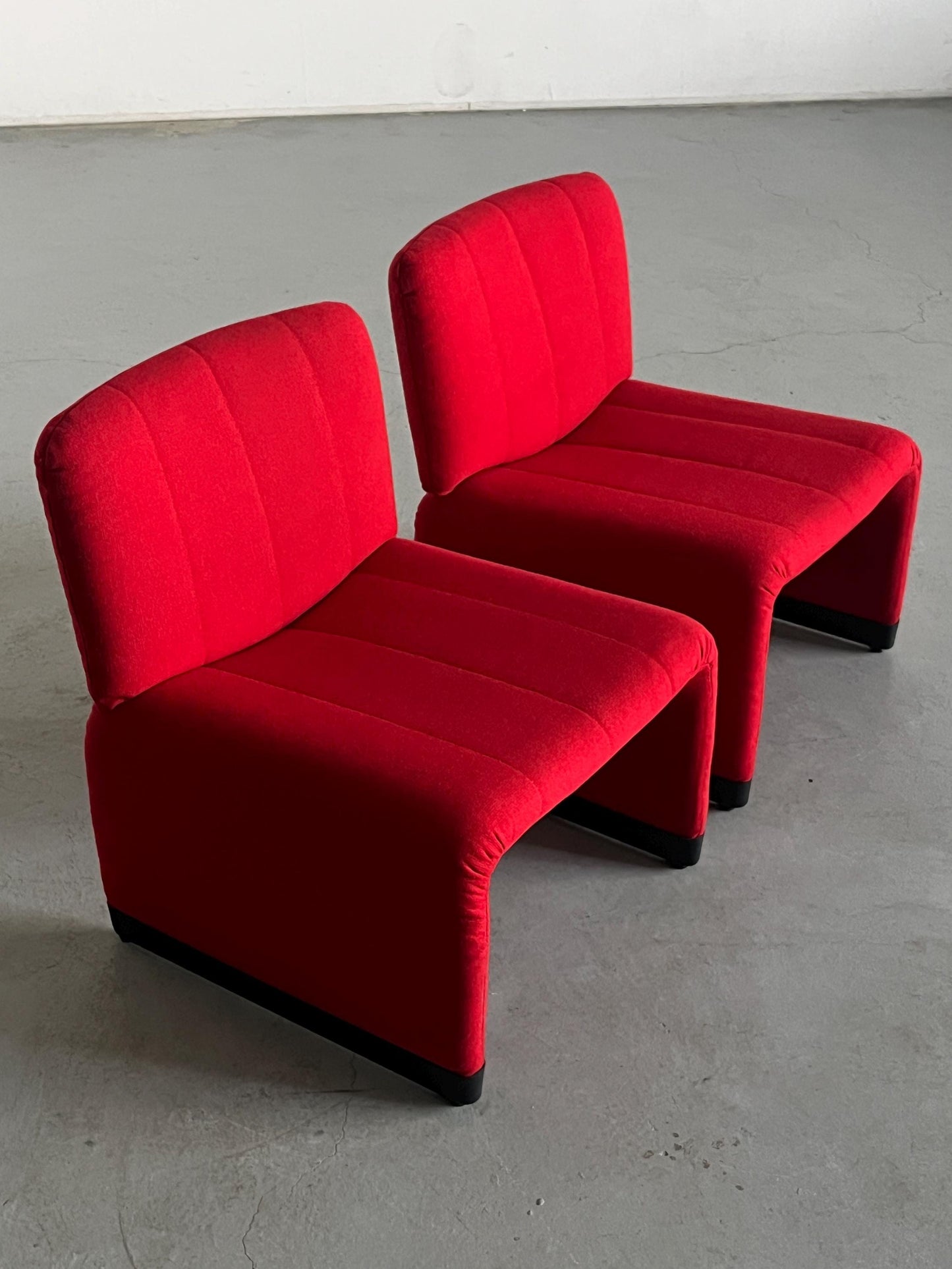 Vintage Lounge Sessel im Alky-Stil von Giancarlo Piretti Set von 2