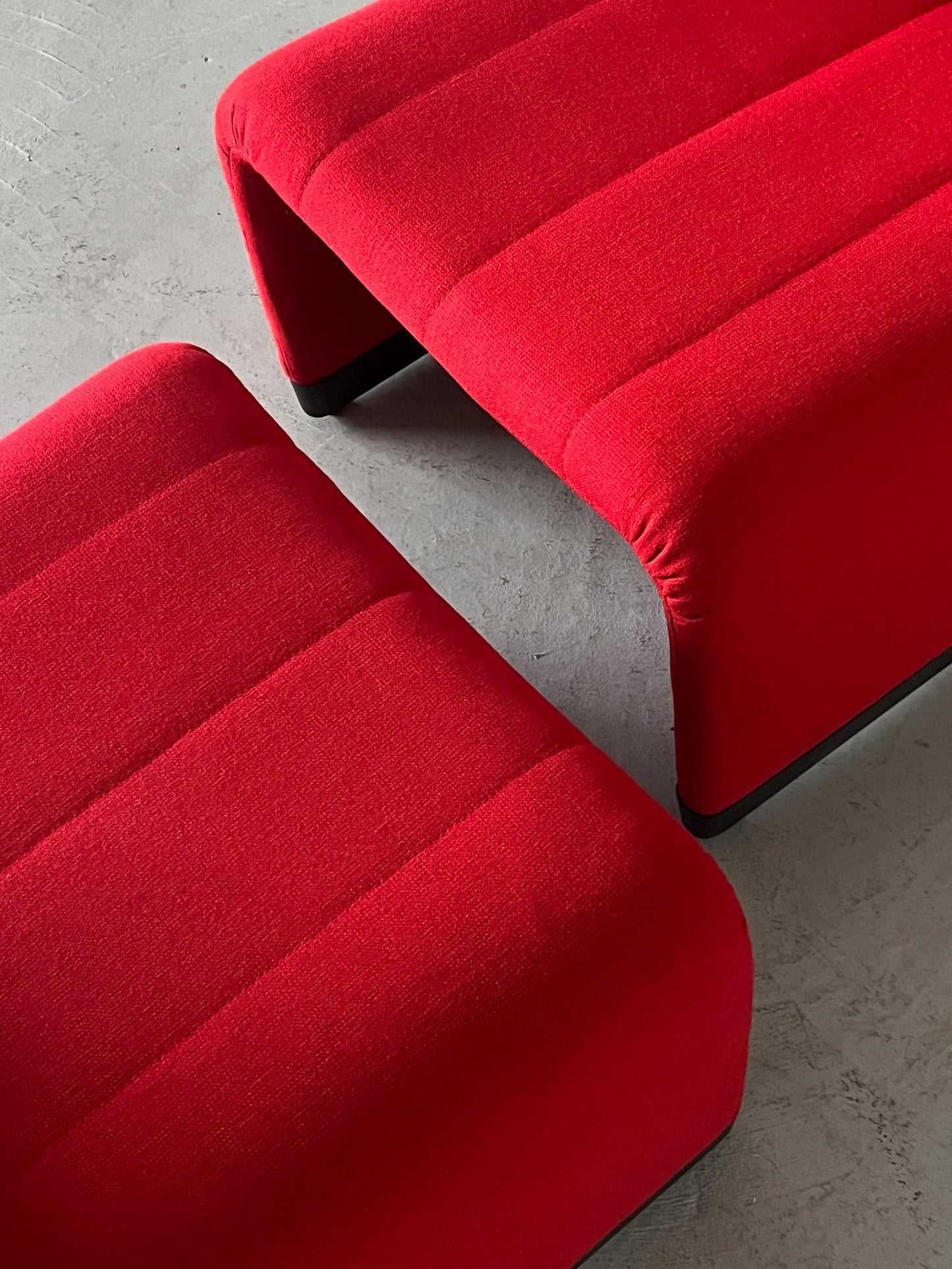 Vintage Lounge Sessel im Alky-Stil von Giancarlo Piretti Set von 2