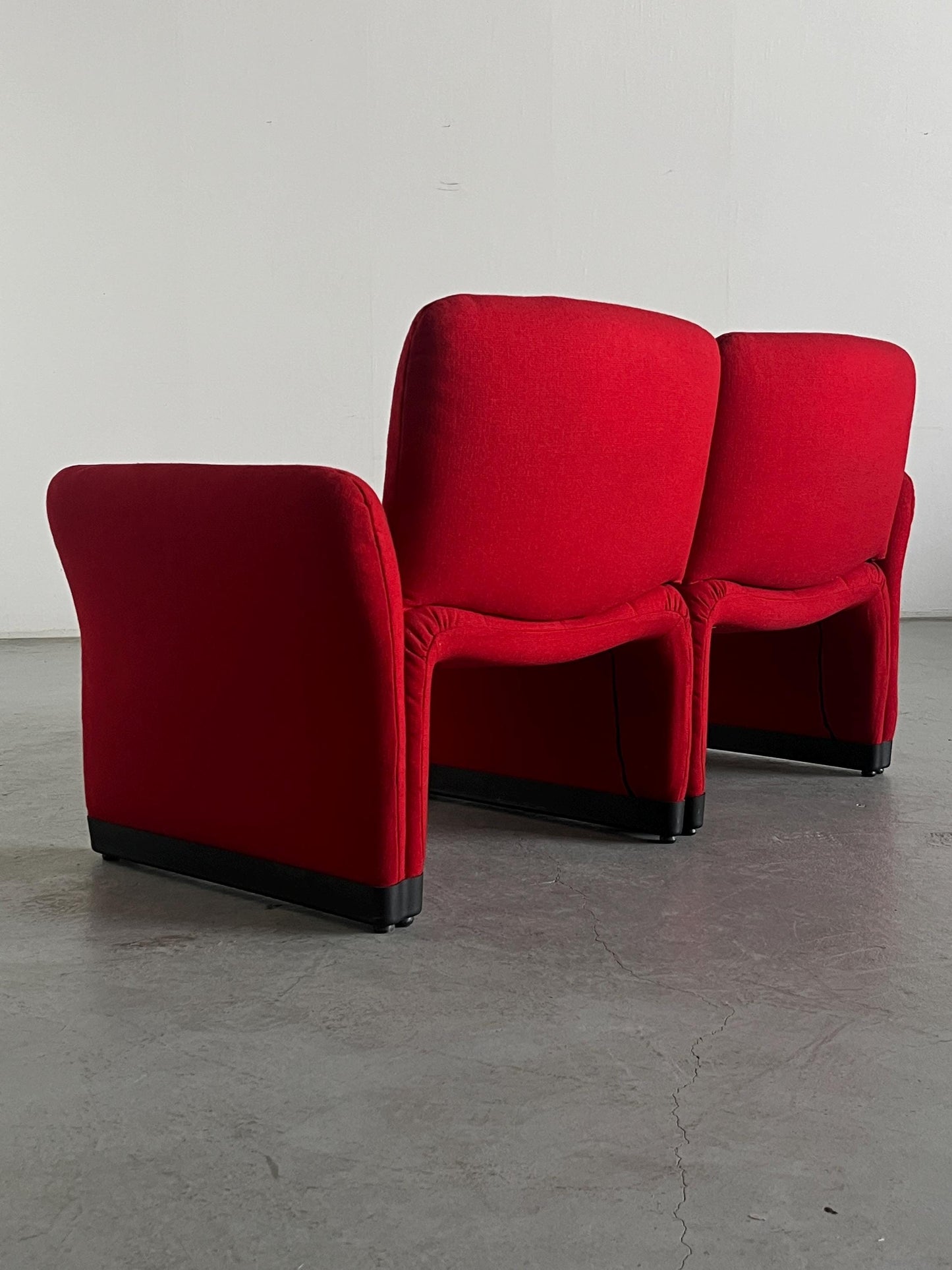 Vintage Sessel im Stil von Giancarlo Piretti 1970er Jahre Set von 2