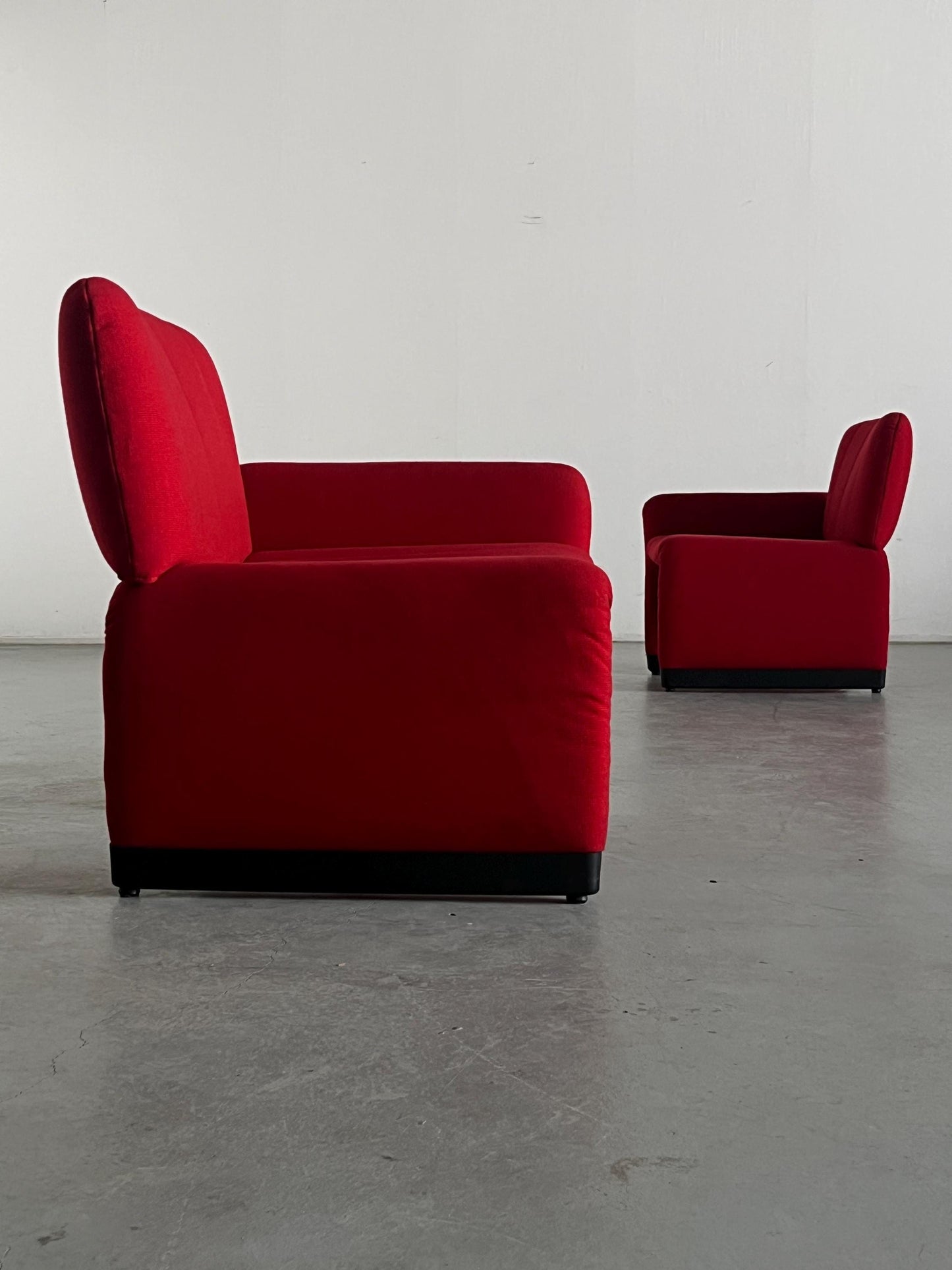 Vintage Sessel im Stil von Giancarlo Piretti 1970er Jahre Set von 2