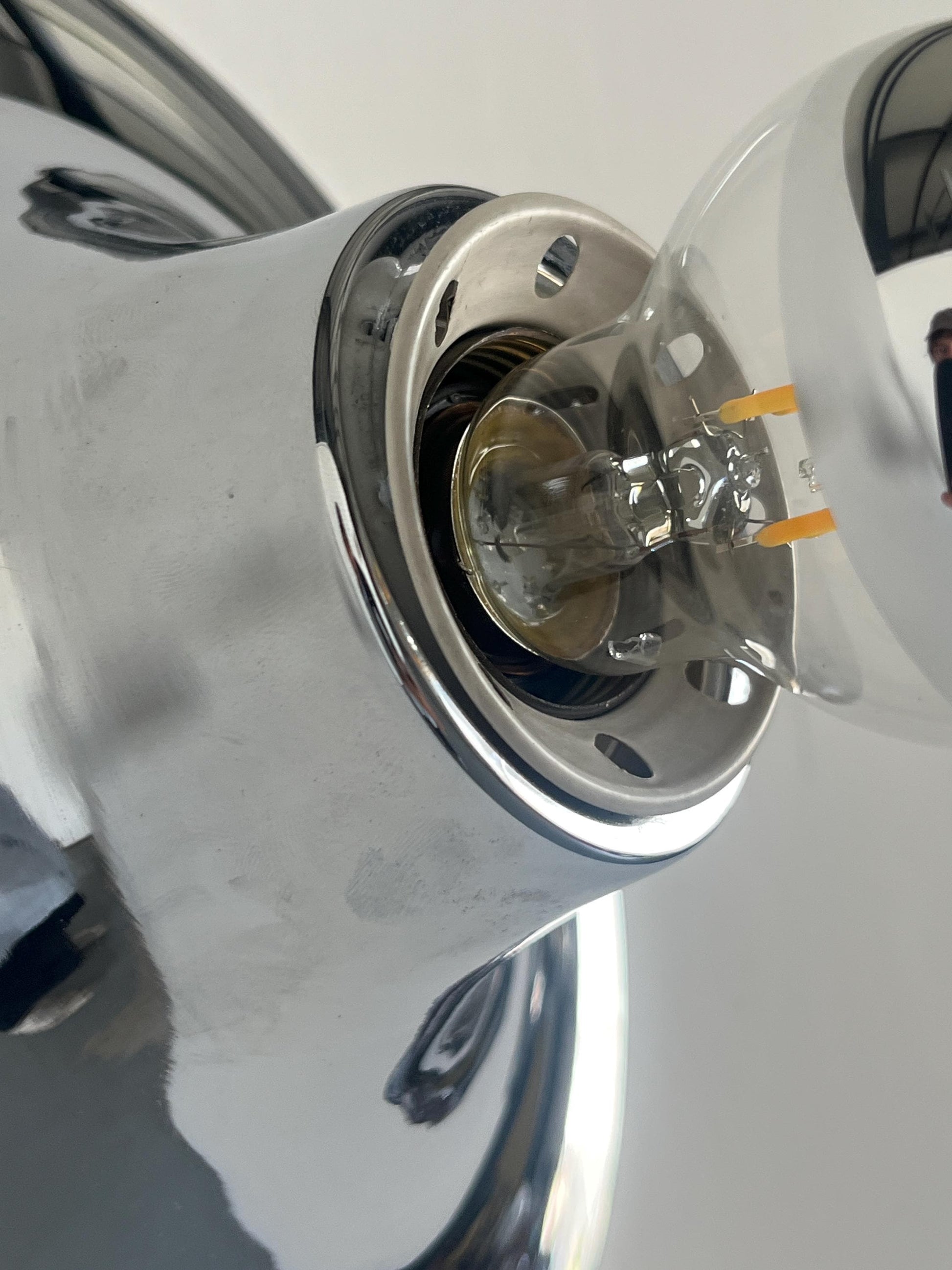 Vintage Wandleuchte Set von 2 von Meblo einzigartig chrom, Space Age, Slowenien, 1970er