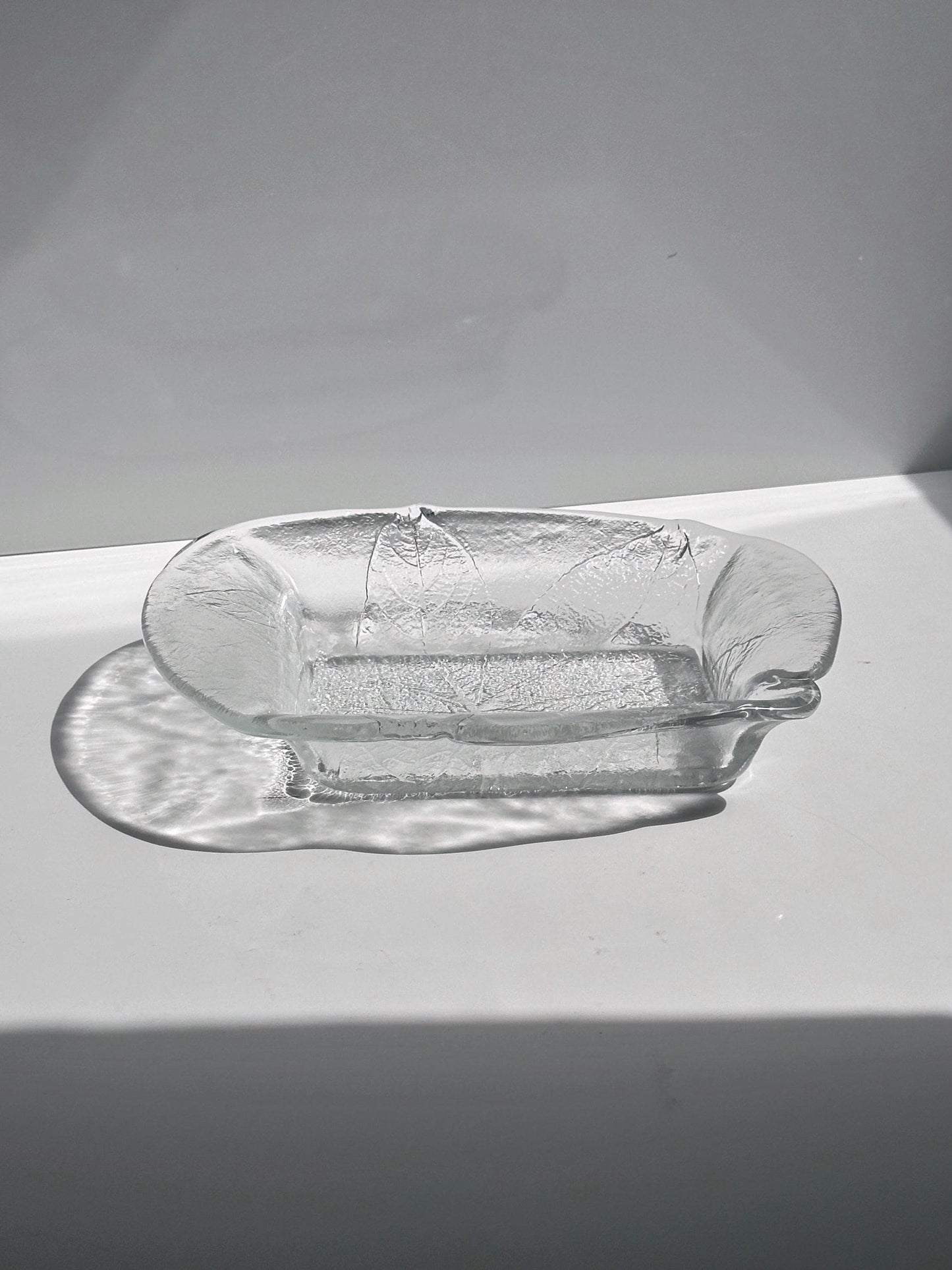 Vintage Schale Party Blatt von Ann und Göran Wärff für Kosta Boda