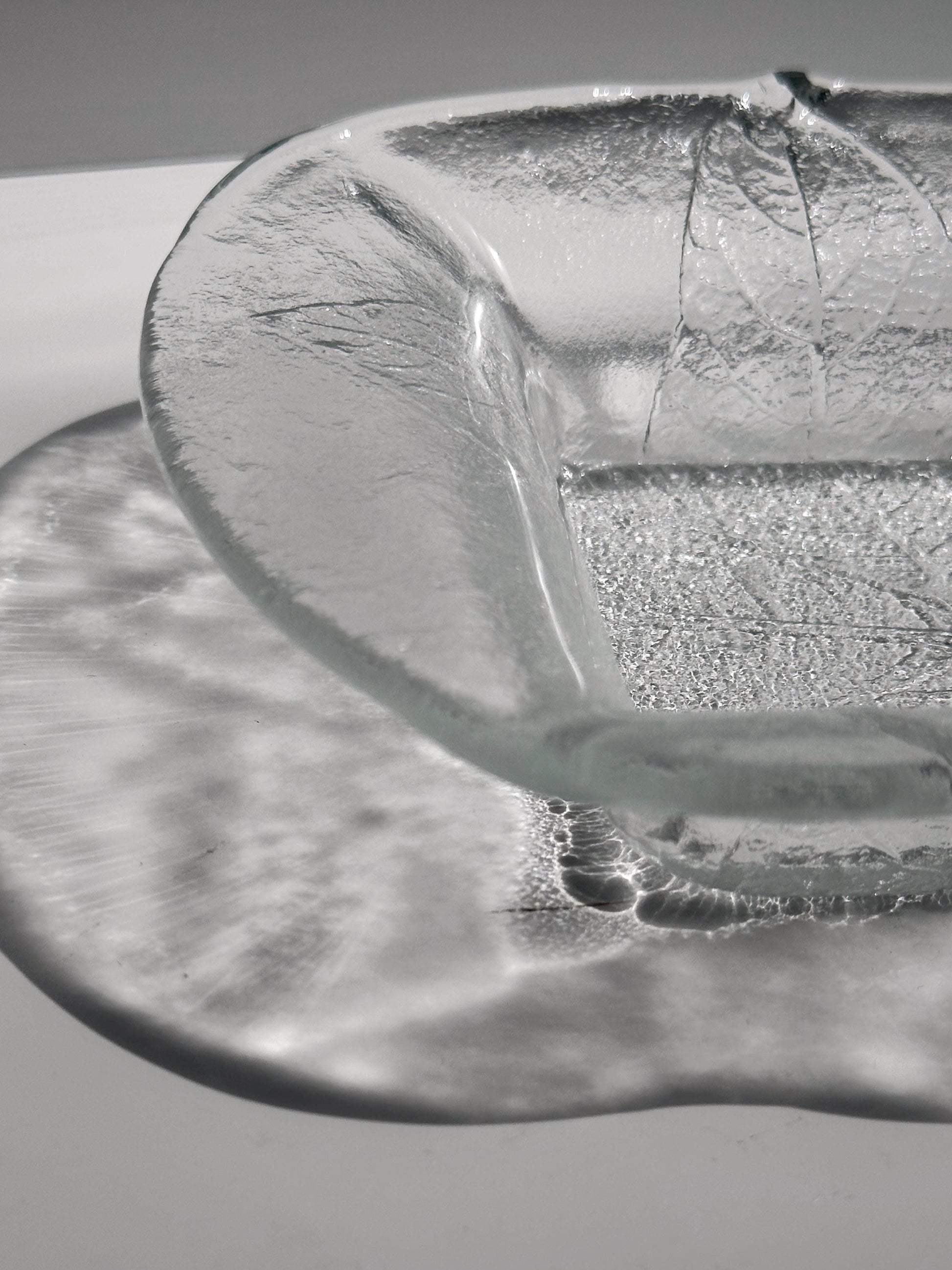 Vintage Schale Party Blatt von Ann und Göran Wärff für Kosta Boda