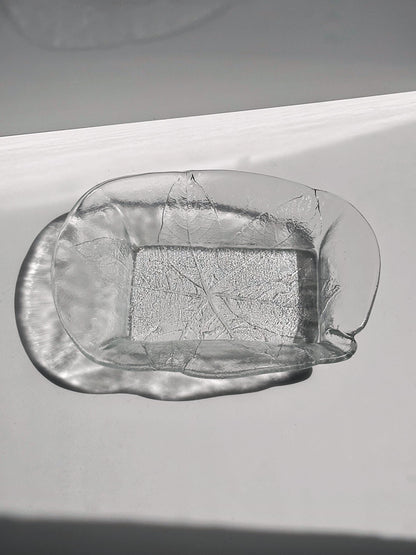 Vintage Schale Party Blatt von Ann und Göran Wärff für Kosta Boda