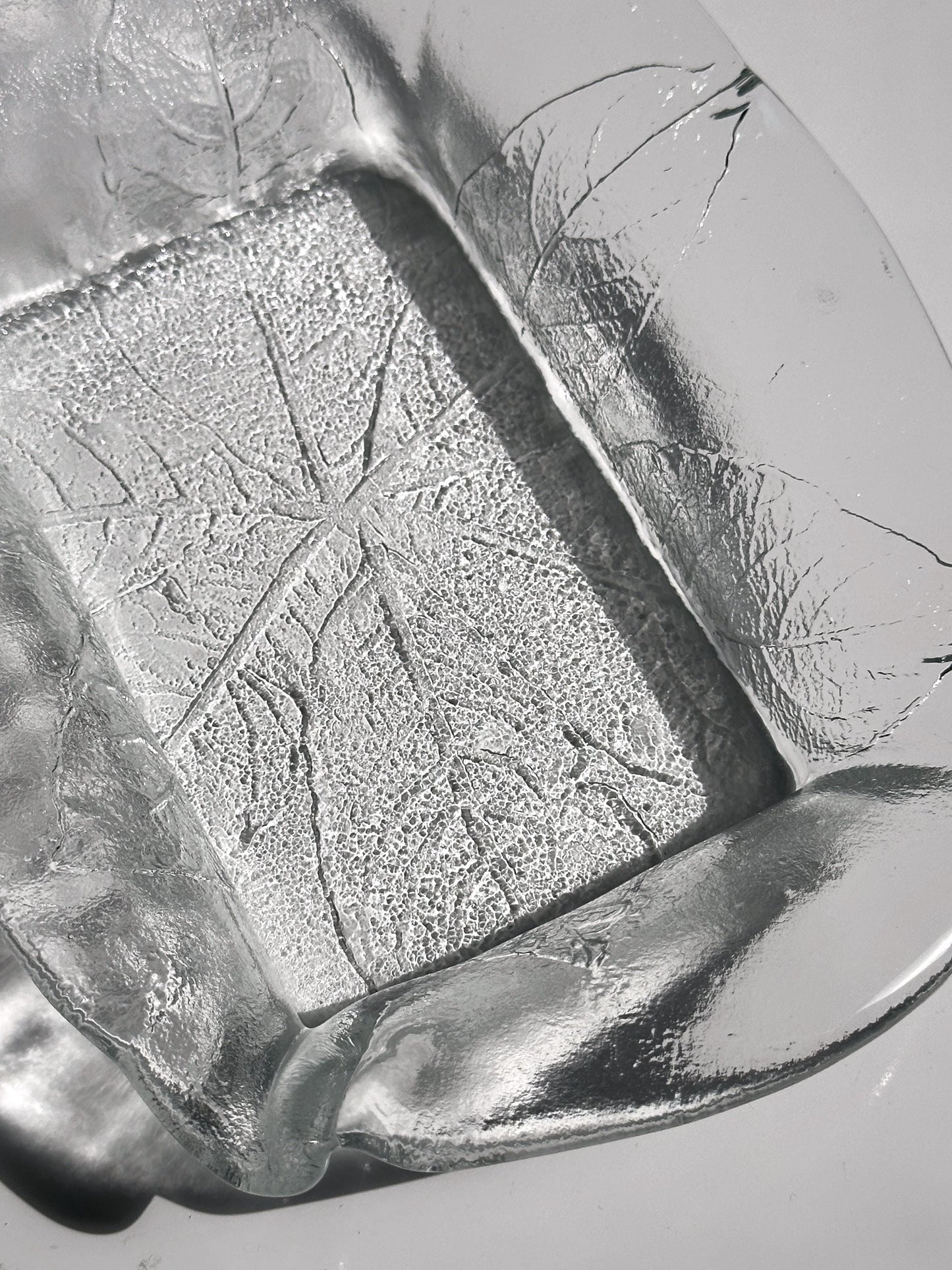 Vintage Schale Party Blatt von Ann und Göran Wärff für Kosta Boda