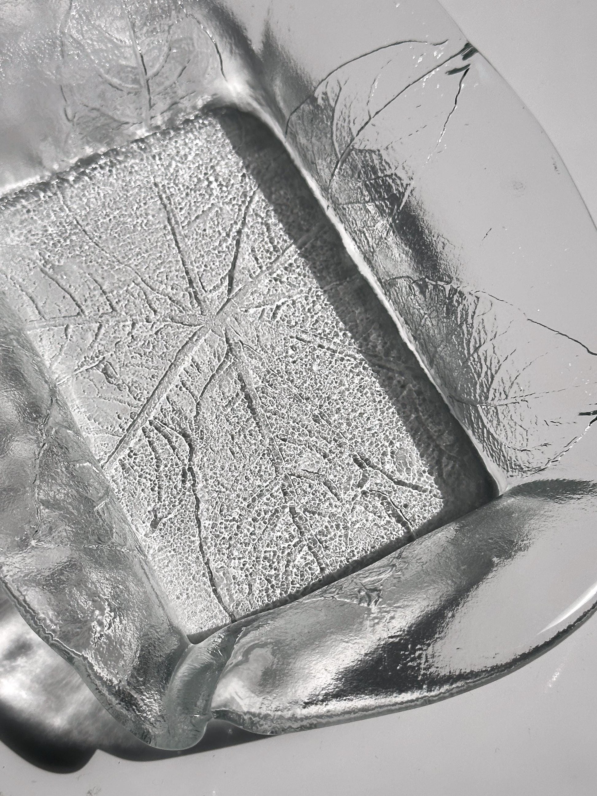 Vintage Schale Party Blatt von Ann und Göran Wärff für Kosta Boda