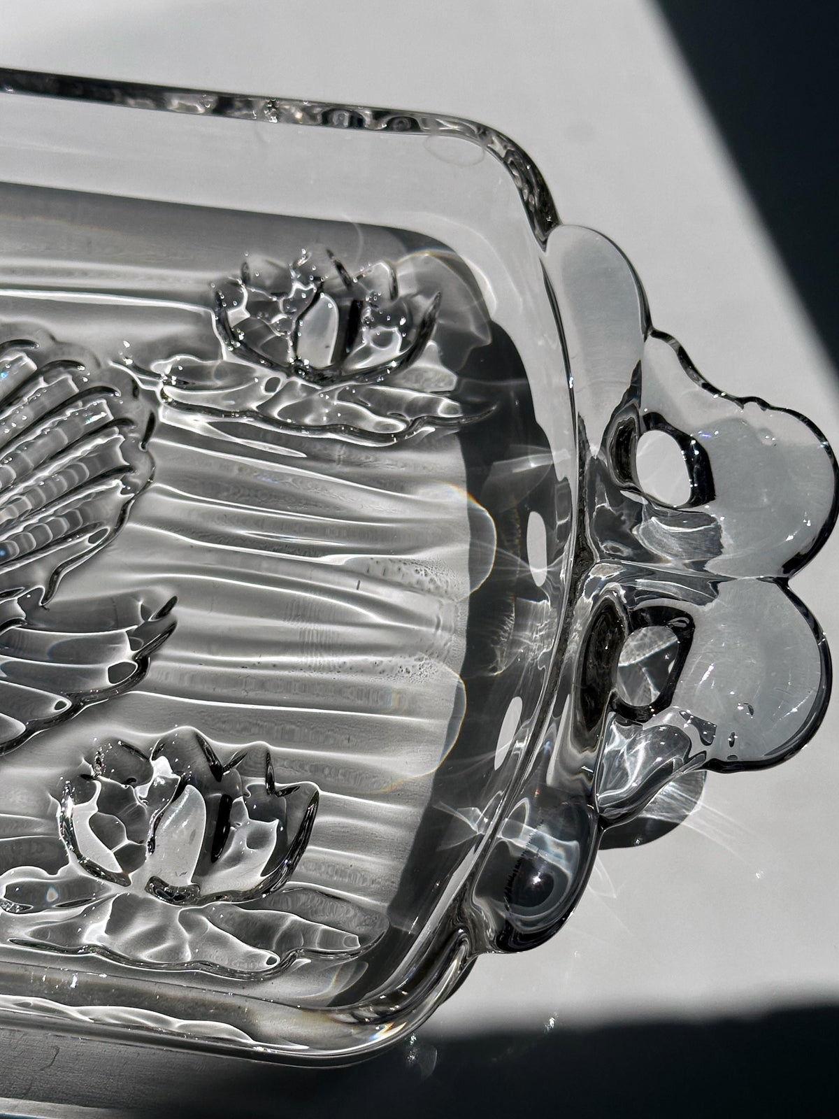 Vintage Kuchenplatte Schwan von Walther Glas