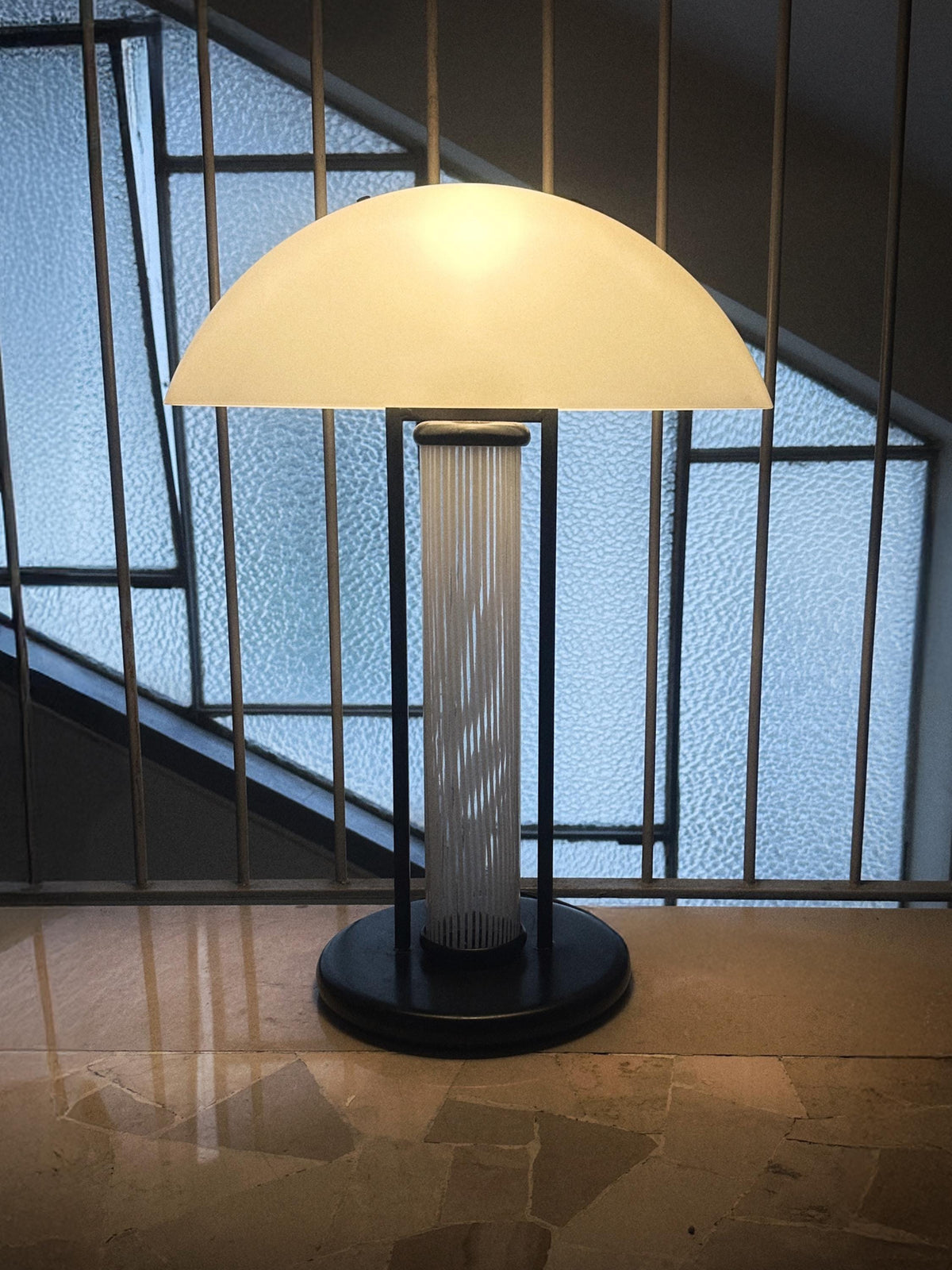 Vintage Tischlampe Murano von Bruno Gecchelin für Skipper und Pollux