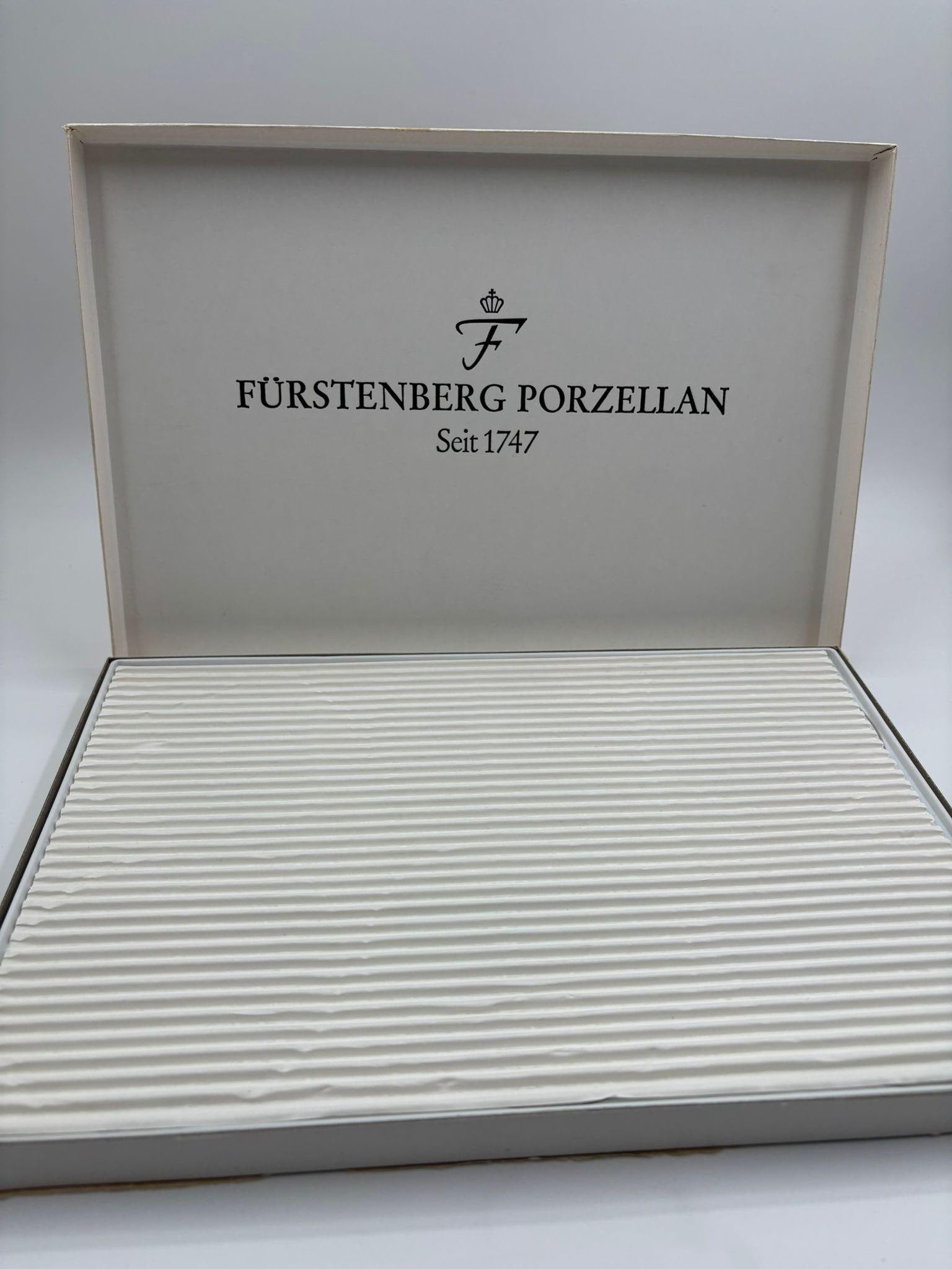 Vintage Sammel Teller Set von Fürstenberg Porzellan Offenburg Motive im Etui