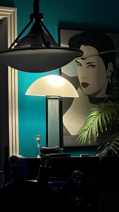 Vintage Tischlampe aus Muranoglas von Bruno Gecchelin für Skipper und Pollux