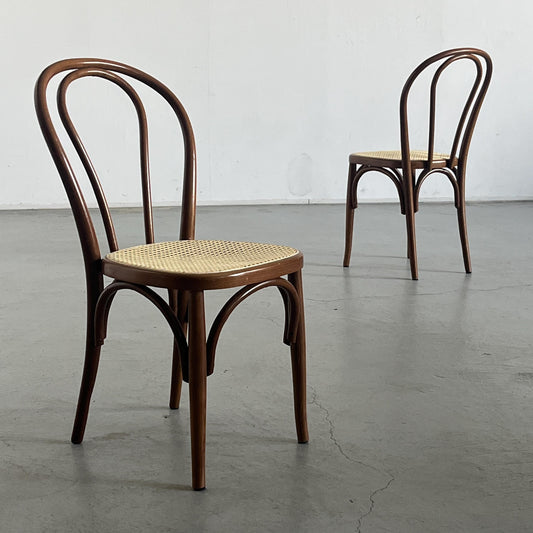 Vintage Stuhl Set von 2 Thonet No. 14 Stil
