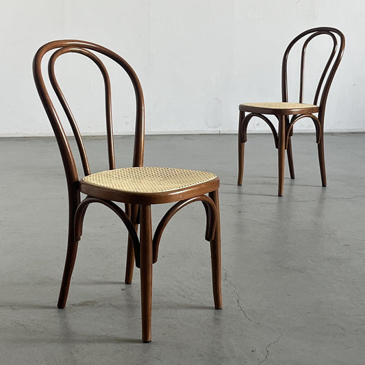 Vintage Stuhl Set von 2 Thonet No. 14 Stil