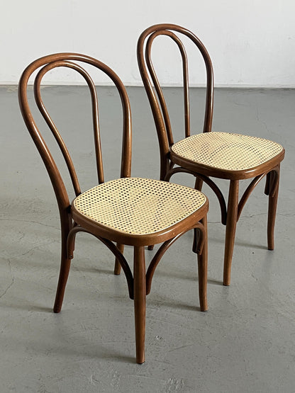 Vintage Stuhl Set von 2 Thonet No. 14 Stil