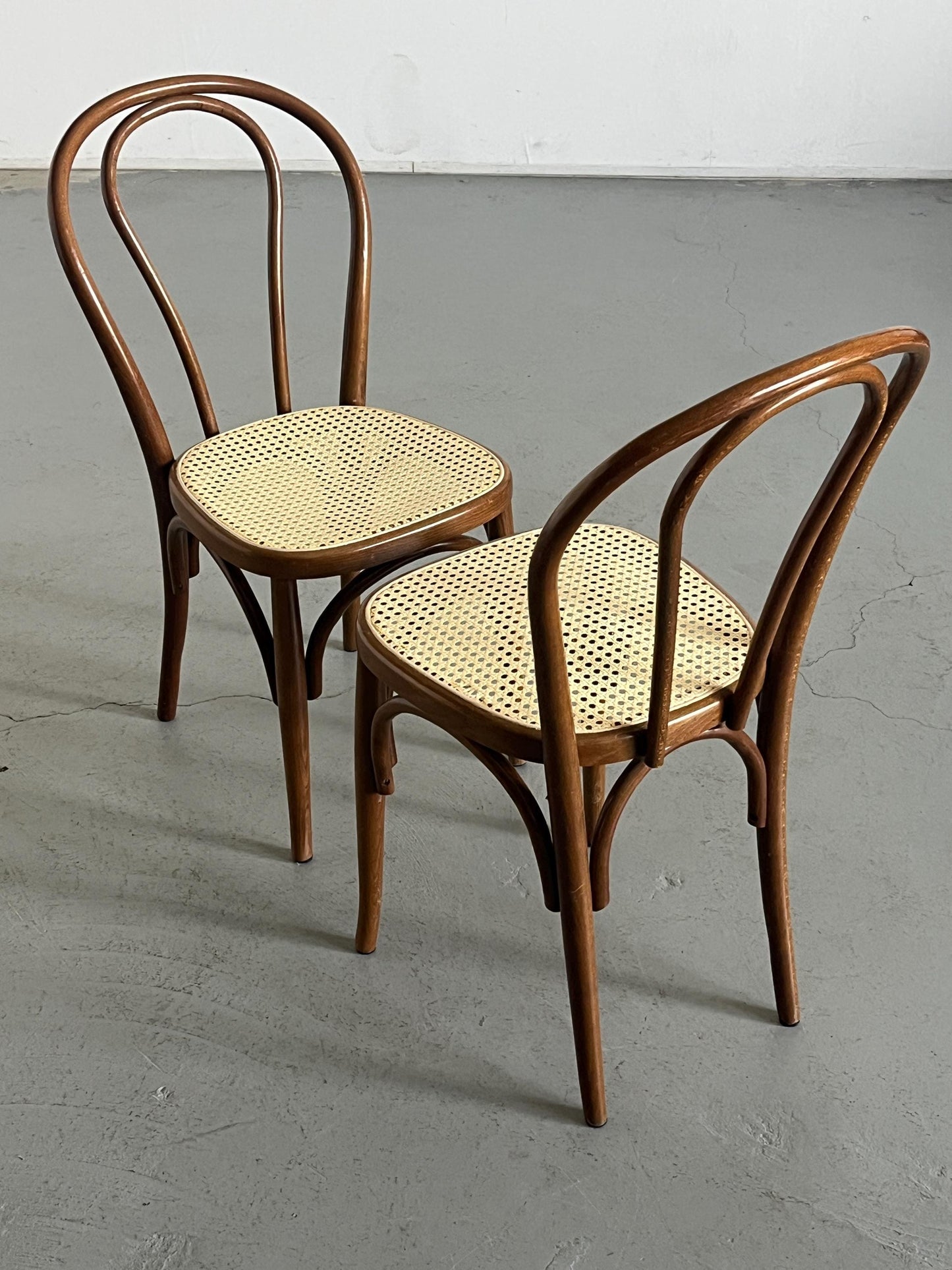 Vintage Stuhl Set von 2 Thonet No. 14 Stil