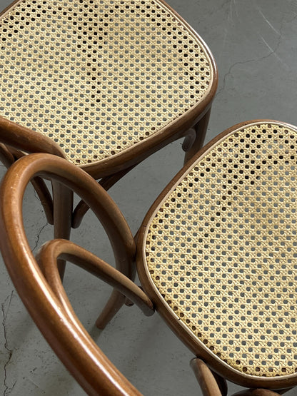 Vintage Stuhl Set von 2 Thonet No. 14 Stil