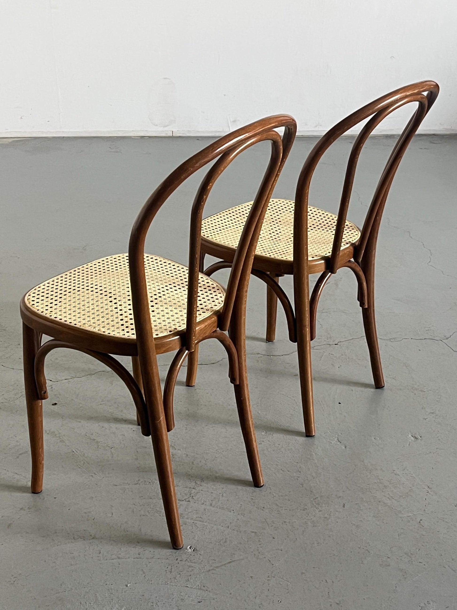 Vintage Stuhl Set von 2 Thonet No. 14 Stil