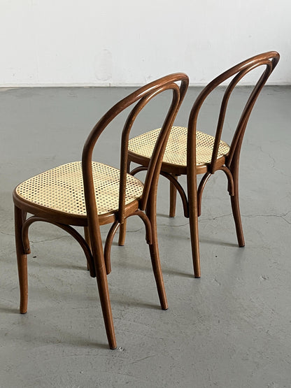Vintage Stuhl Set von 2 Thonet No. 14 Stil
