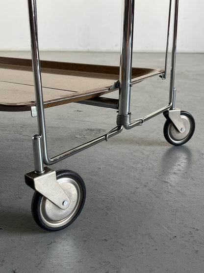 Vintage Servierwagen Dinett-Stil von Bremshey+Co 1970er