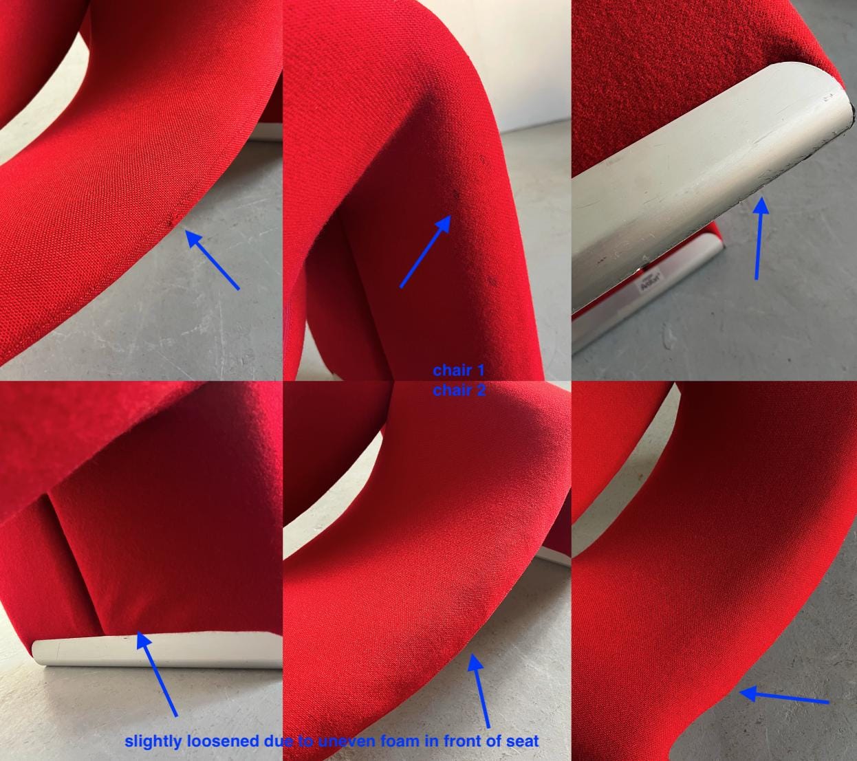 Vintage Groovy Stuhl von Pierre Paulin für Artifort Paar