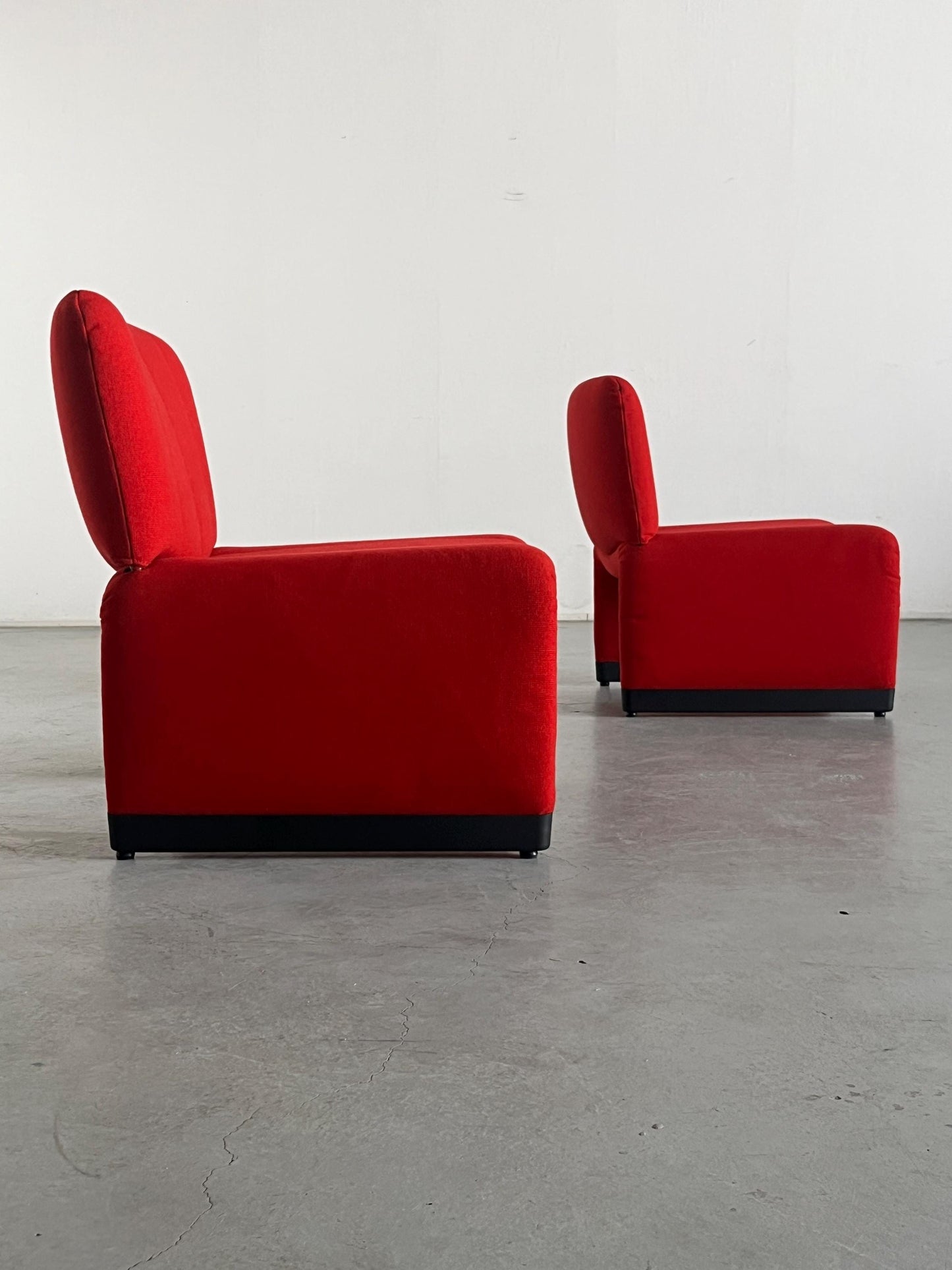 Vintage Lounge Sessel im Alky-Stil von Giancarlo Piretti Set von 2