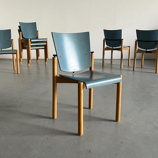 Vintage Postmodern Modell 2400 Stapelstuhl von Team AG Form für Kusch+Co