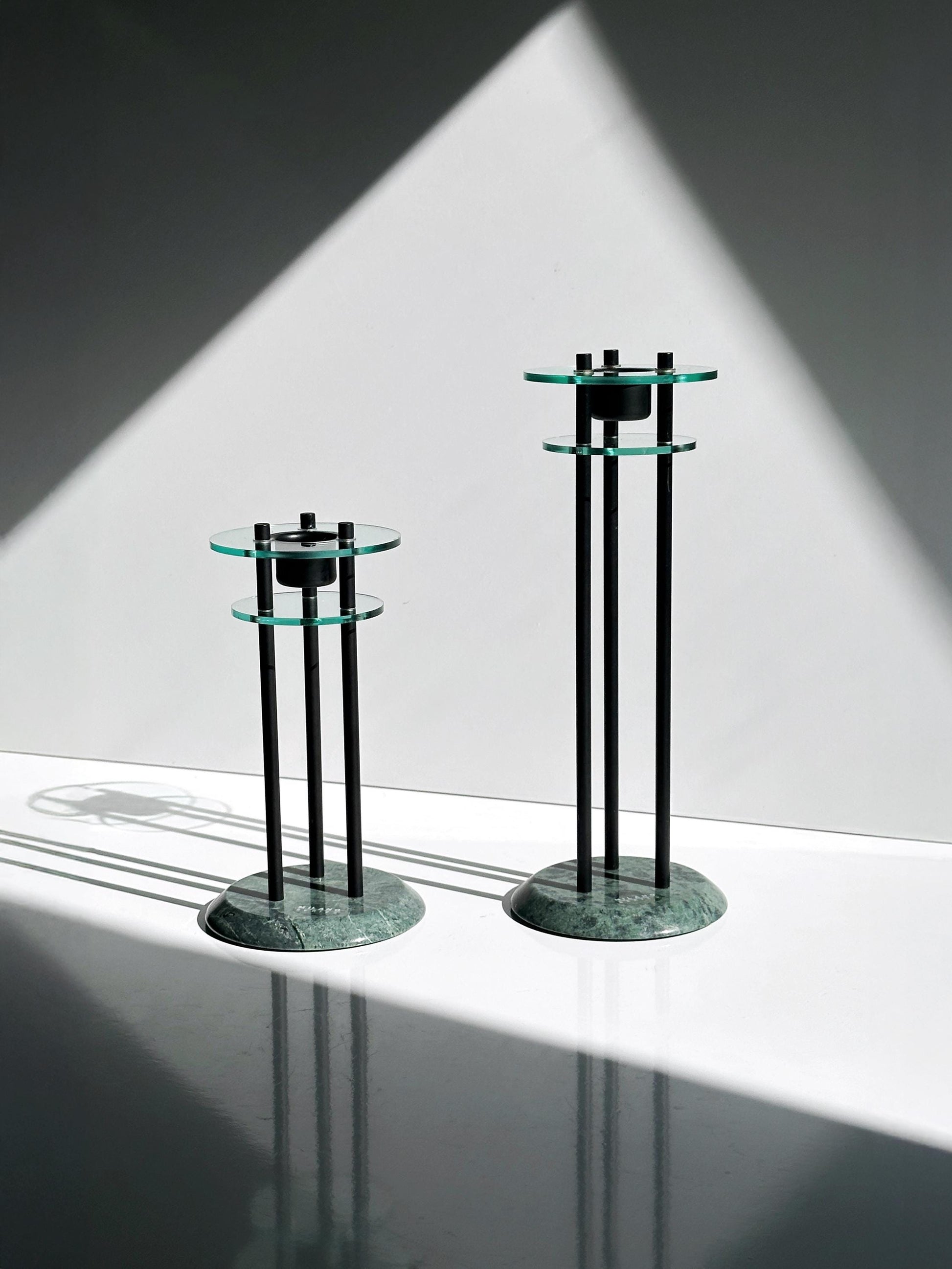 Vintage Kerzenständer Set von Milano Series