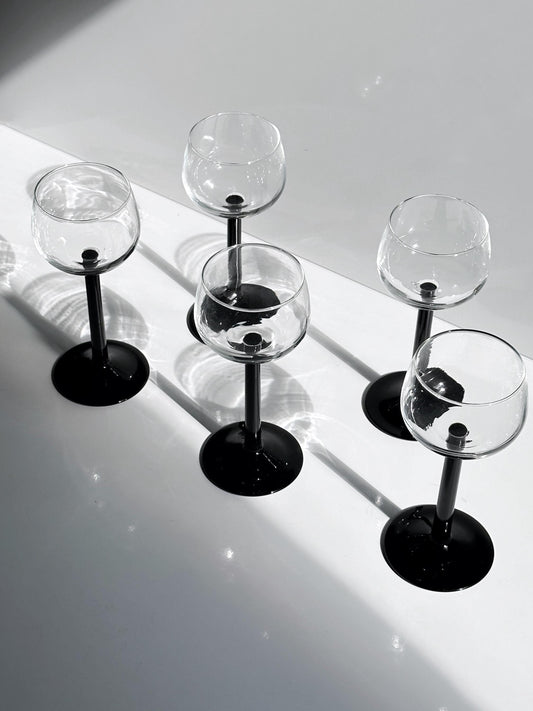 Vintage Weinglas Domino von Luminarc