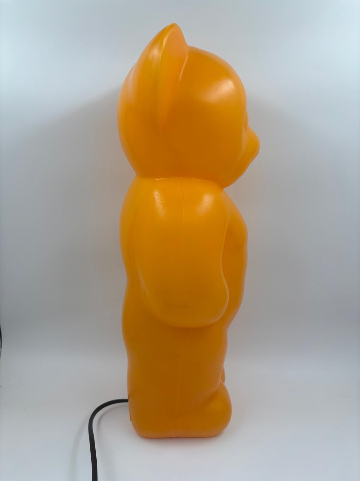 Vintage Tischlampe Der Stehende von Lumibar gelb Bärenform
