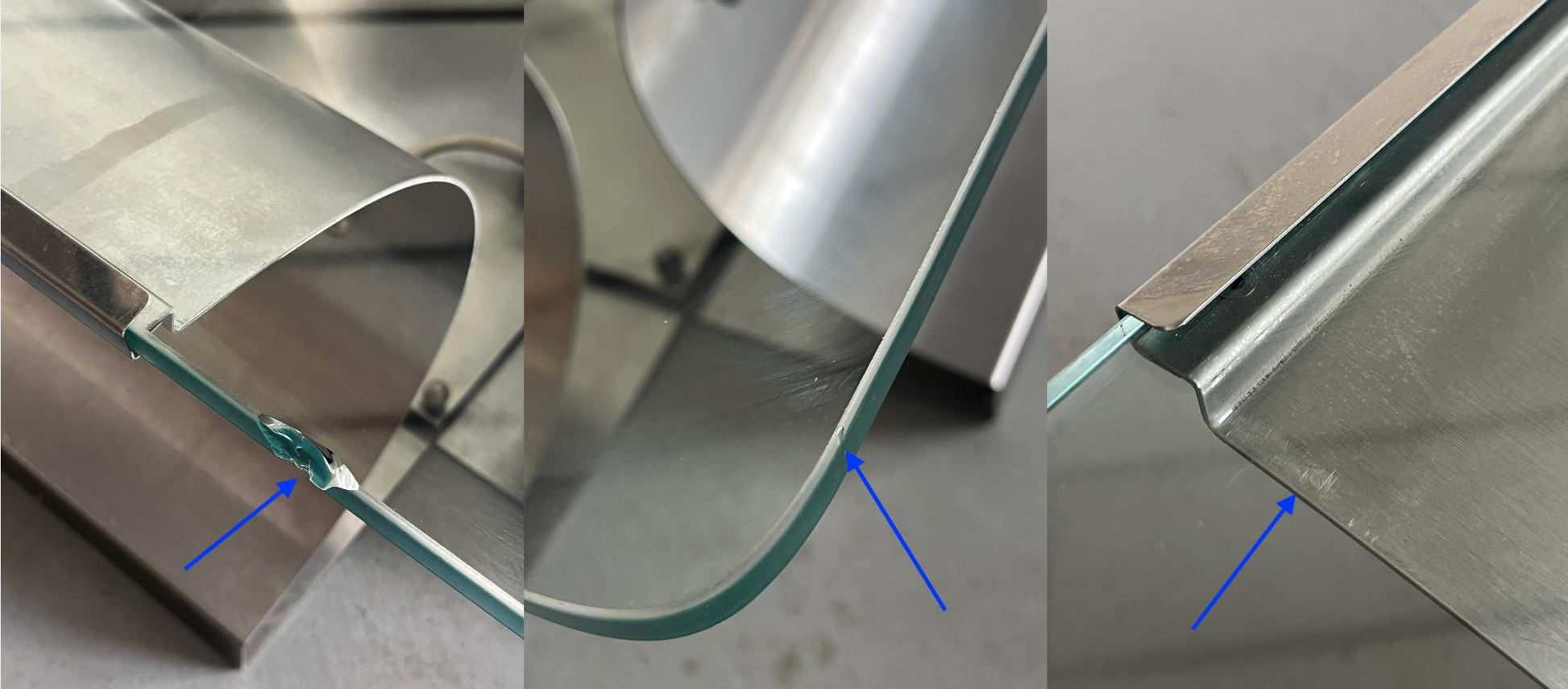 Vintage Couchtisch von François Monnet für Kappa in gebürstetem Stahl und Glas