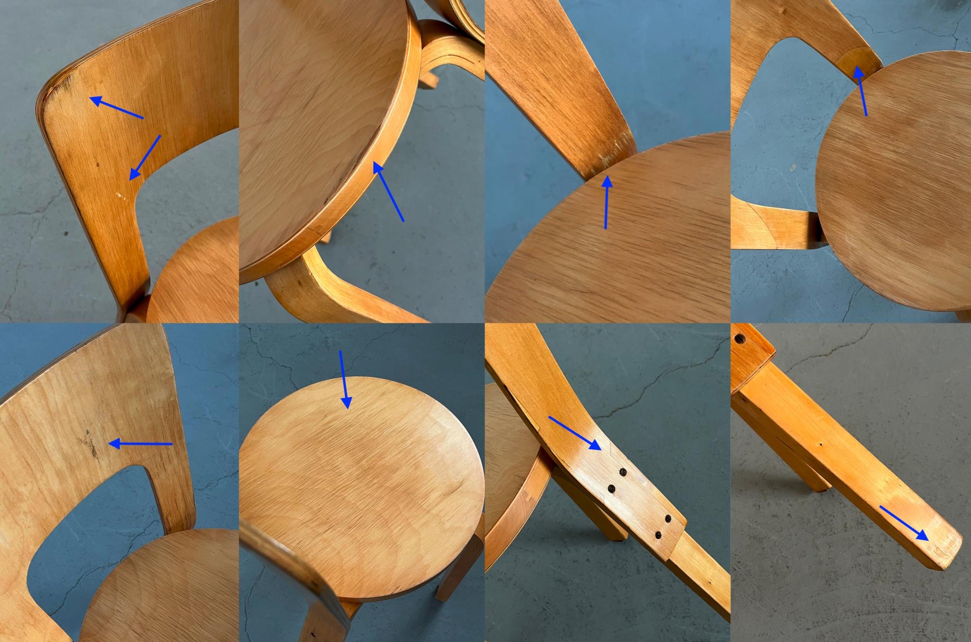 Vintage Esszimmerstuhl Birke von Alvar Aalto für Iconic Scandinavian Design Set von 6