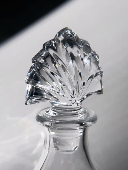 Vintage Dekanter Art Deco aus Kristallglas