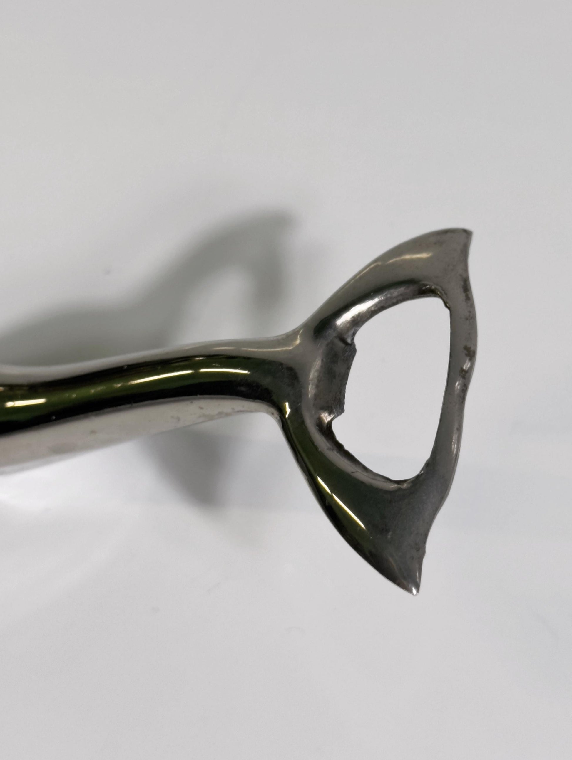 Vintage Flaschenöffner Delfin versilbert