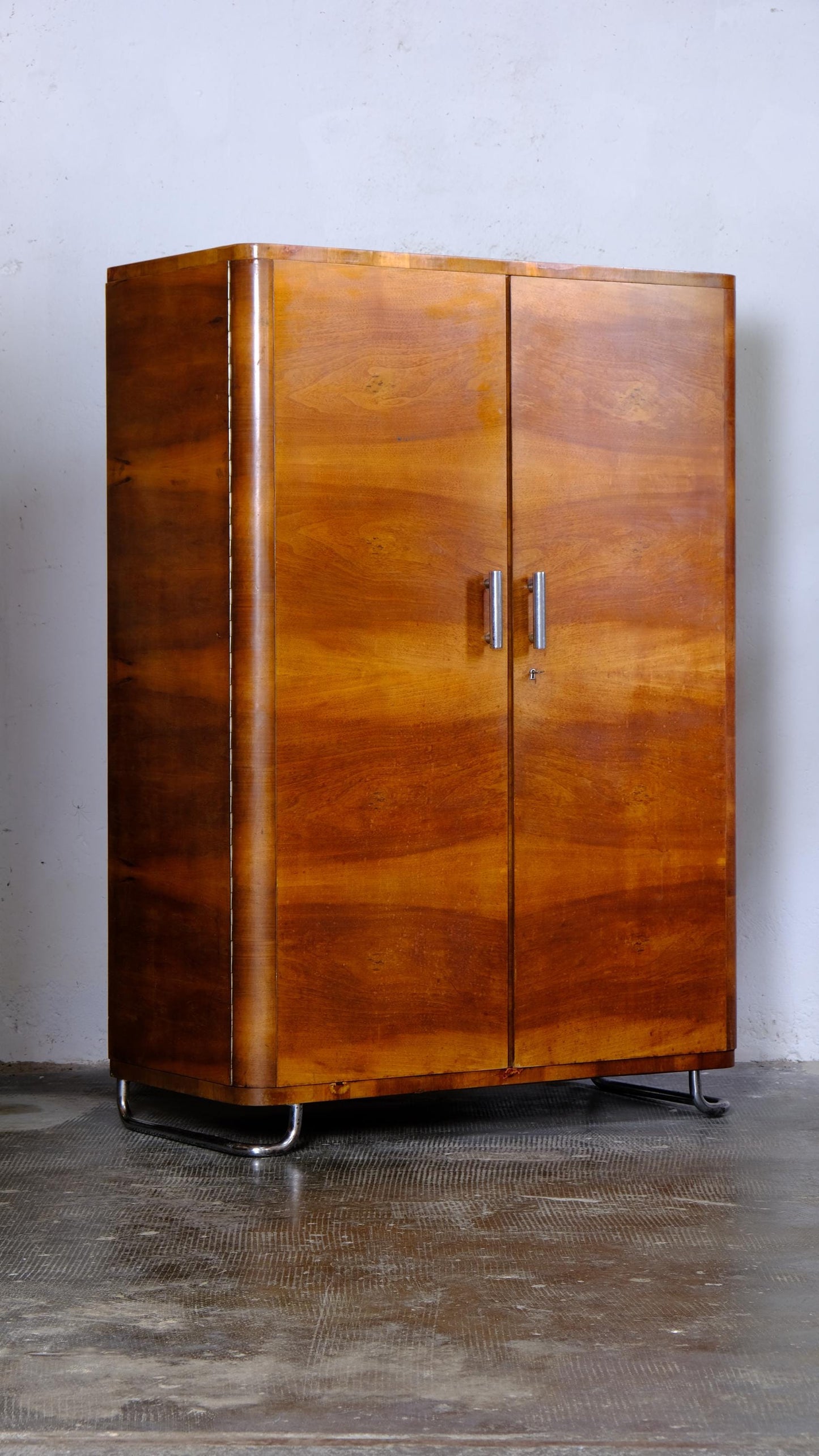 Vintage Kleiderschrank von Mücke Melder oder Gottwald