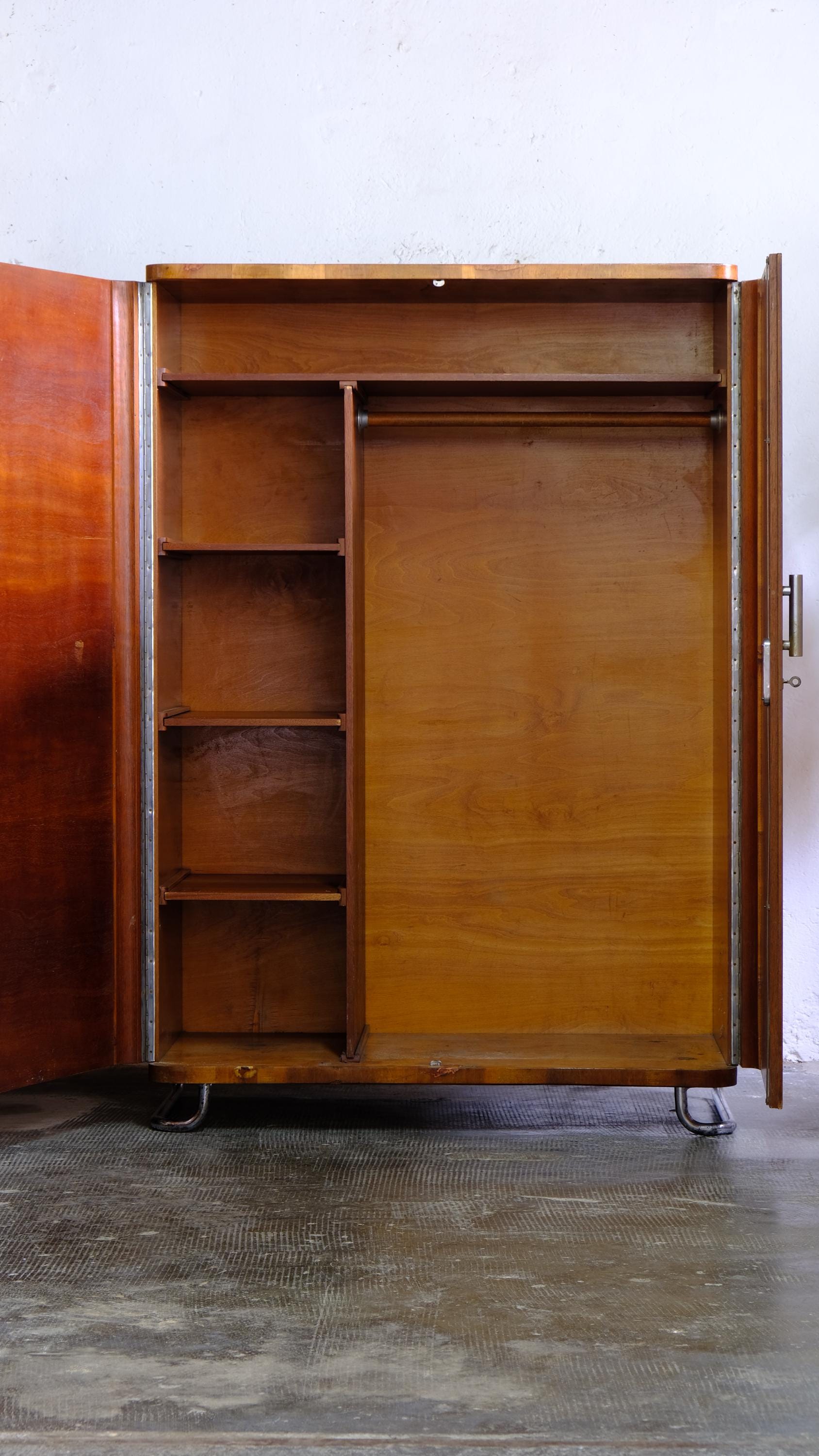 Vintage Kleiderschrank von Mücke Melder oder Gottwald